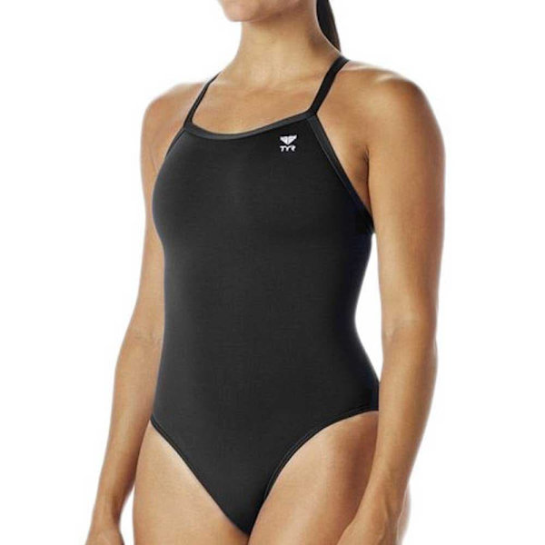 Tyr Badedragt Durafast Elite Solid Diamondfit Sort 40 Kvinde