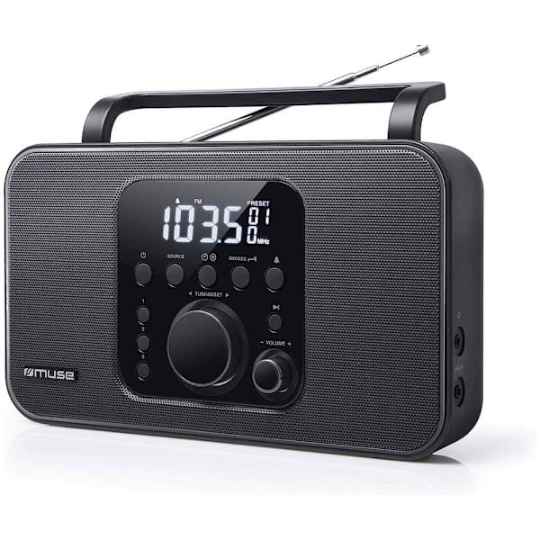Muse Bærbar Radio M-091 R Sort