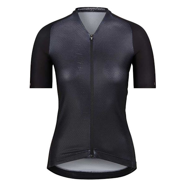 Bioracer Icon Coldblack Lyhythihainen Pyöräilypaita Musta XL Nainen