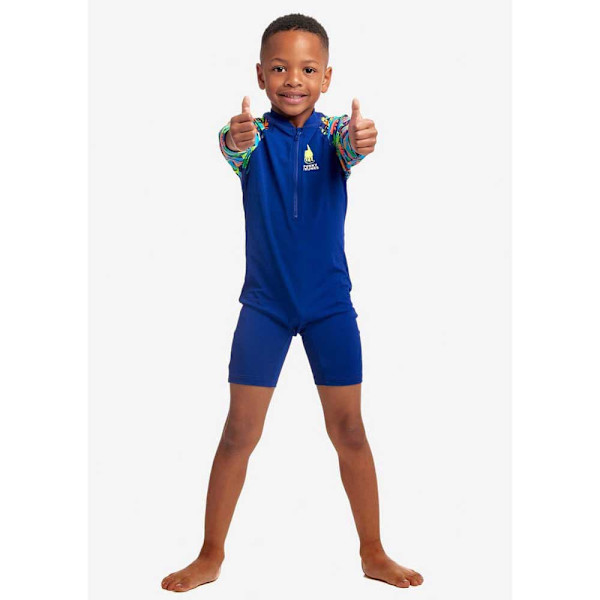 Funky Trunks Uv Langærmet Jumpsuit Go Blå 6 Years