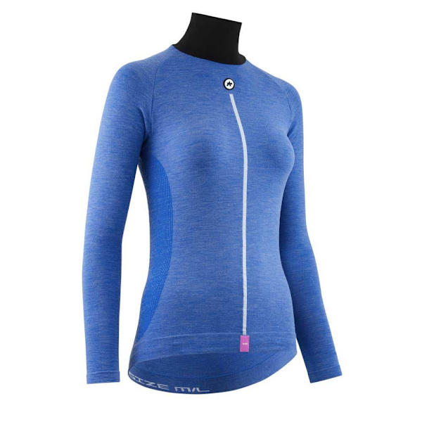 Assos Uz 3/3 P1 Langærmet Baselayer Blå II Kvinde