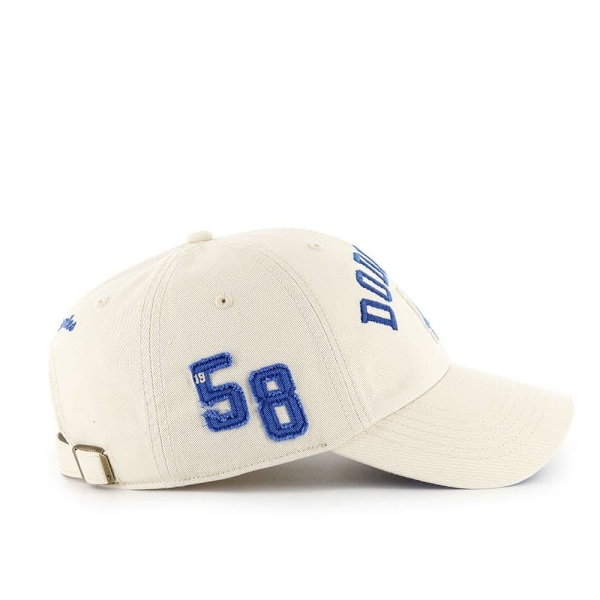 47 Mlb Los Angeles Dodgers Clubhouse Faber Clean Up Keps Vit  Man
