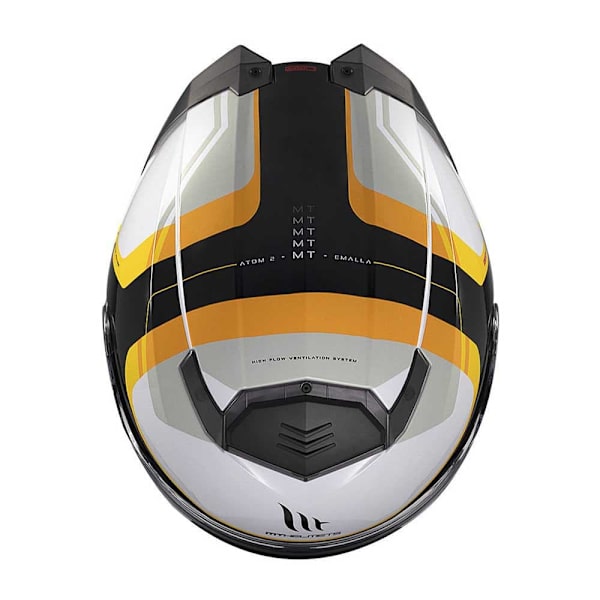 Mt Helmets Atom Ii Sv Emalla Modulær Hjelm Sort XL