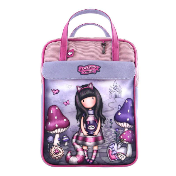 Santoro London Iso Gorjuss Reppu ™ Cheshire Cat Monivärinen