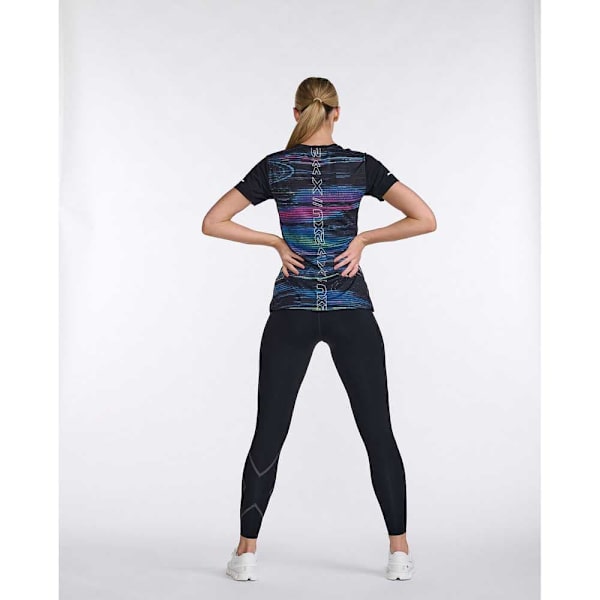 2xu Lyhythihainen T-paita Light Speed Musta L Nainen