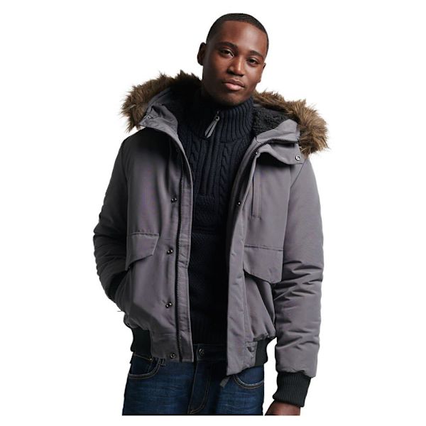 Superdry Bomber Takki Everest Harmaa XL Mies