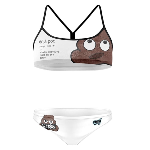 Otso Emoji Deja Poo Bikini  S Kvinde