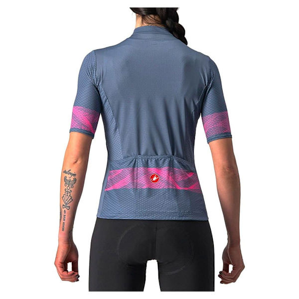 Castelli Fenice Korta ärmar Cykeltröja Blå XS Kvinna