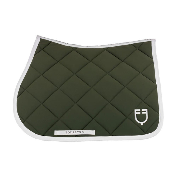 Equestro White Line Edition Technical Hoppsadlar Grönt Pony