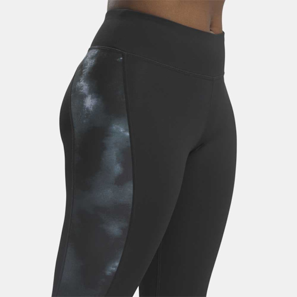 Reebok Classics Leggings Running Aop Sort S Kvinde
