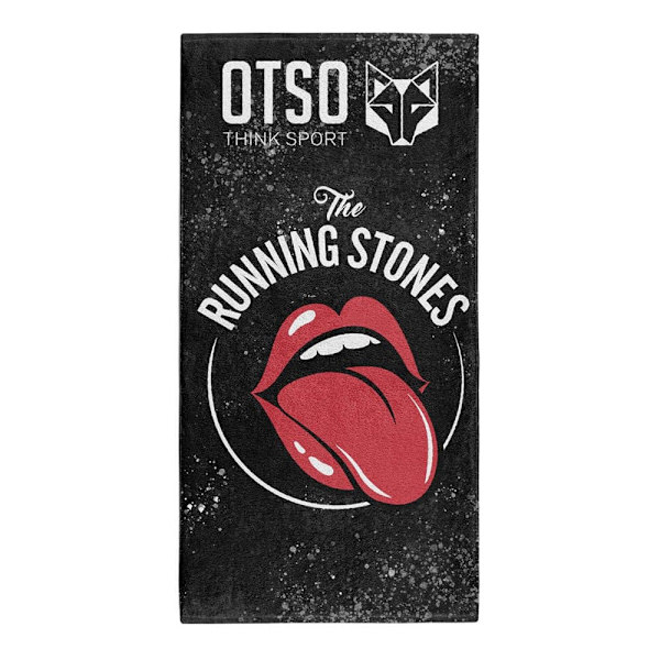 Otso Håndklæde Running Stones Rød Single size