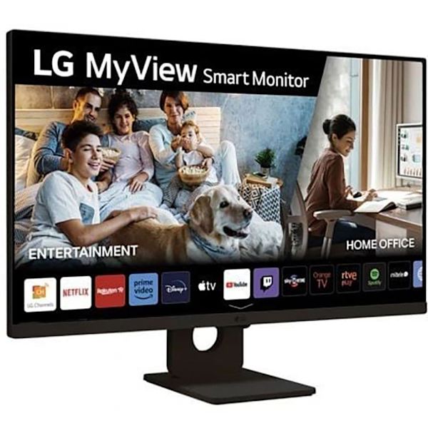 Lg 32sr50f-b 31´´ Fhd Ips Led Skærm  One Size / EU Plug Sort