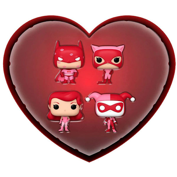 Funko Alla Hjärtans Dag Pop Dc Comcis San Röd