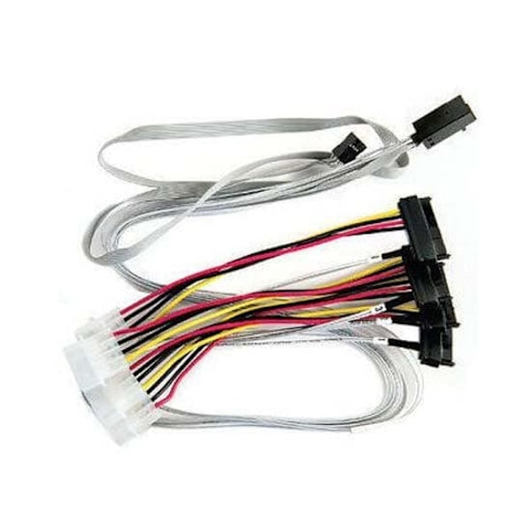 Microchip Sas Kaapeli Sff8643 0.8 M Hopeinen