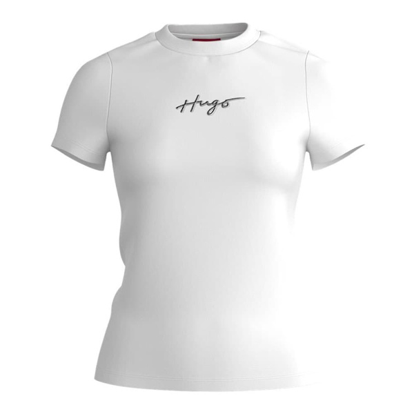 Hugo Classic 4 Lyhythihainen T-paita Valkoinen S Nainen