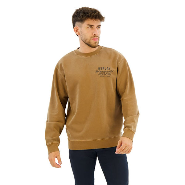 Replay M6967.000.22890g Sweatshirt Brun XL Mand