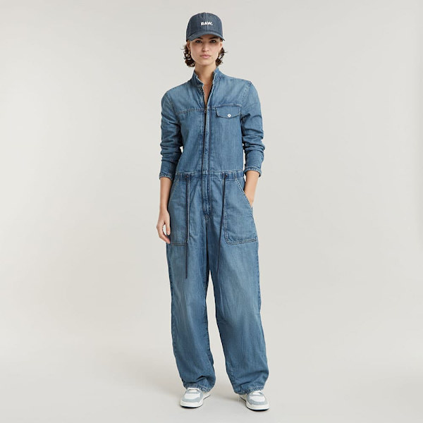 G-star Cocoon Overall Blå XS Kvinna
