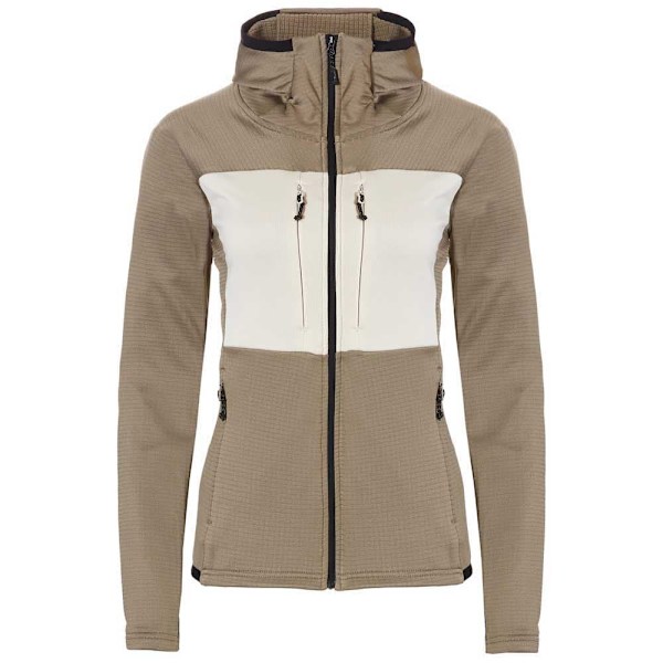 Rehall Susan-r Fleecejacka Med Dragkedja Beige L Kvinna