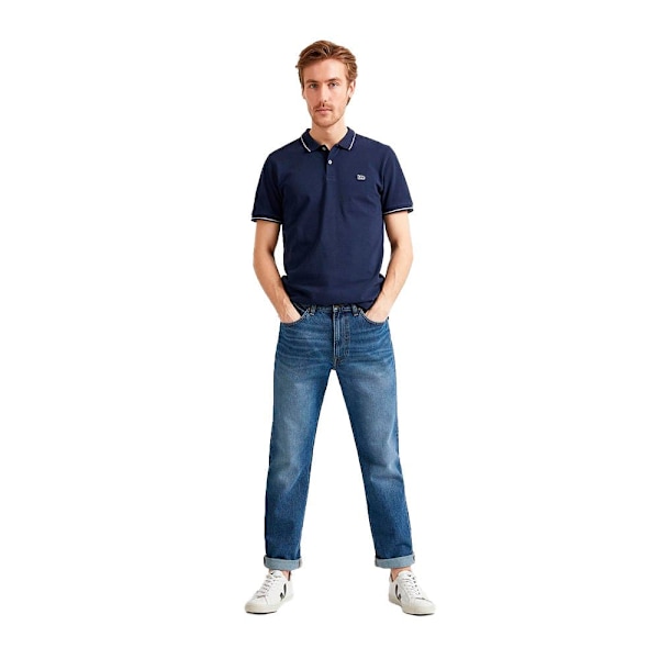 Lee Kortærmet Poloshirt Piqué Blå L / Regular Mand