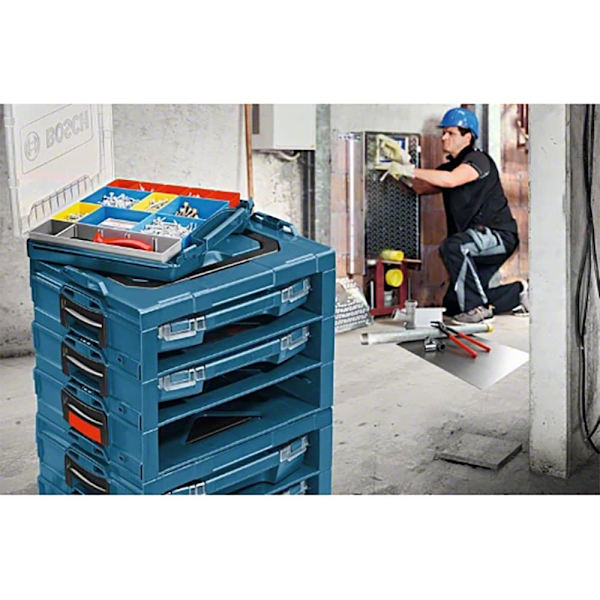 Bosch Professional Verktygslåda För Bitar I-boxx 72 + Set 10 Durchsichtig