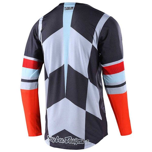 Troy Lee Designs Langærmet T-shirt Gp Air Warped Sort M Mand