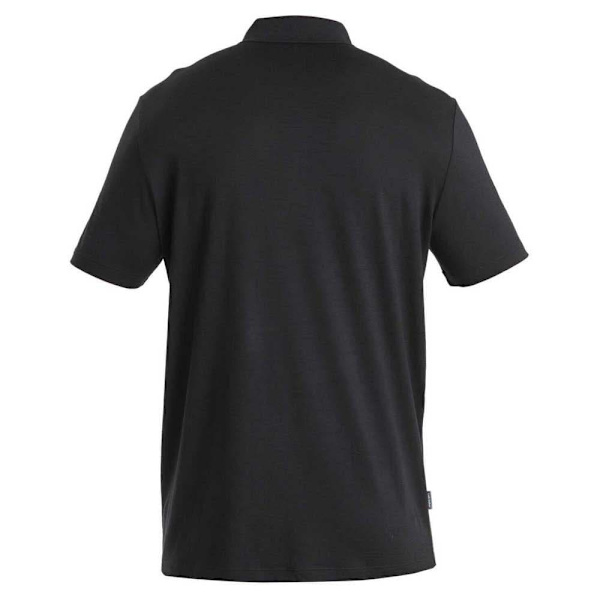 Icebreaker Kortærmet Polo Merino 150 Tech Lite Iii Sort M Mand