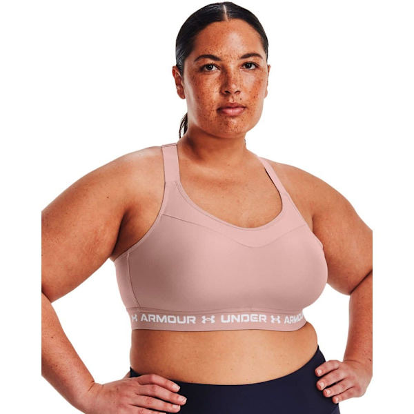 Under Armour Top Høj Support Crossback Rosa 110 / C Kvinde