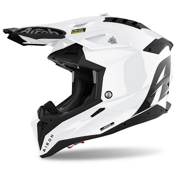 Airoh Motocross Hjelm Aviator 3 Color Hvid L
