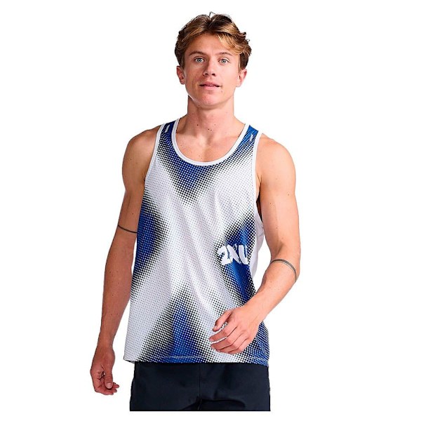 2xu Ärmlös T-shirt Light Speed Singlet Blå 2XL Man