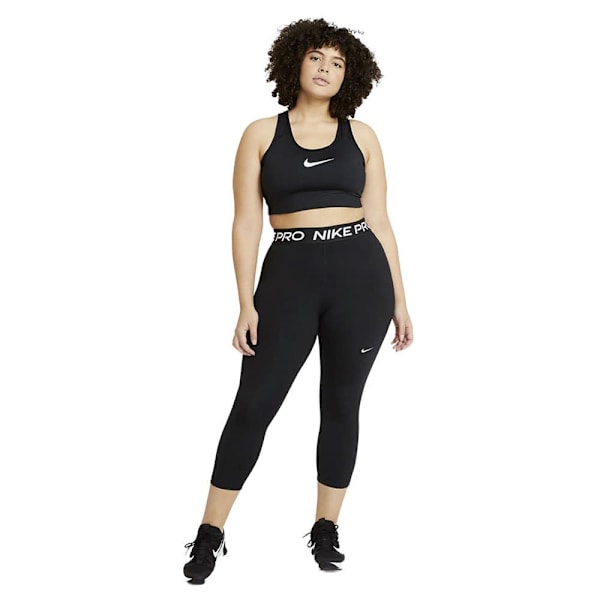 Nike Pro 365 Cropped 3/4 Trikåer Svart XS Kvinna