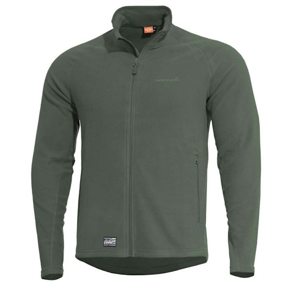 Pentagon Sweatshirt Med Fuld Lynlås Arkos Grøn S