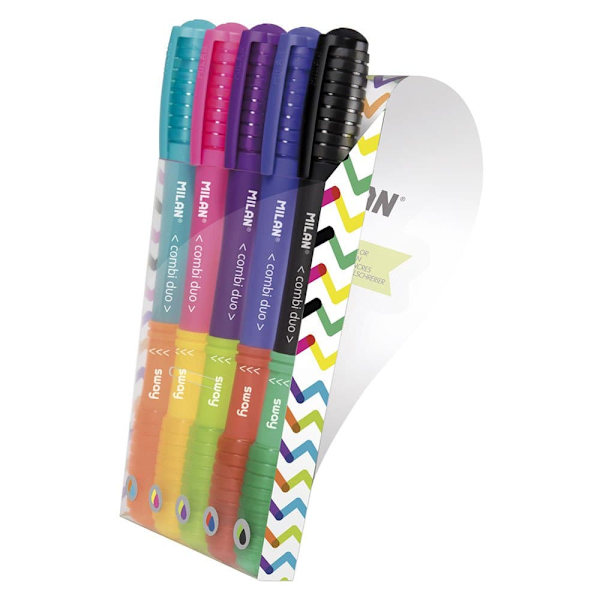 Milan Udstillingsboks 10 Sway Combi Duo 5 Sway Combi Duo Kuglepenne Flerfarvet