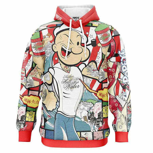 Otso Hættetrøje Popeye Art Show  2XL Mand