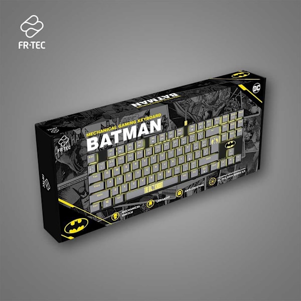 Fr-tec Gaming Tastatur Dc Batman Sort