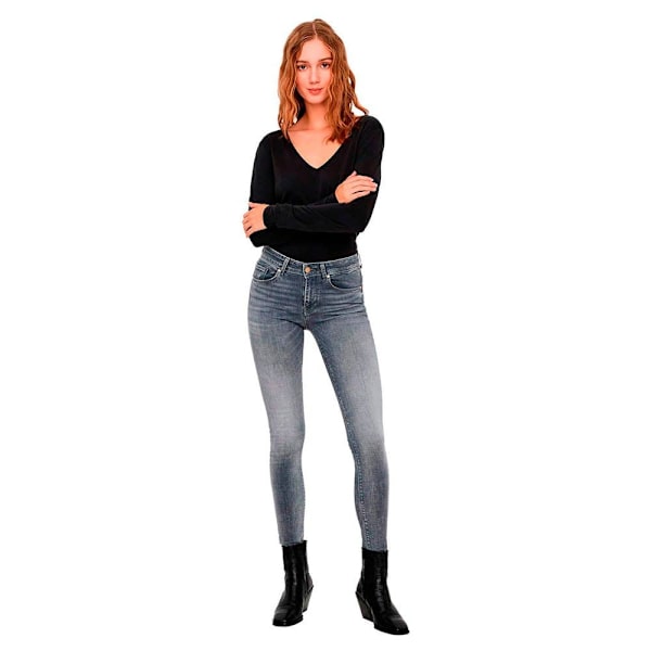 Vero Moda Jeans Lux Mr Slim Ri201 Ga Grå S / 32 Kvinde