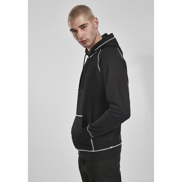 Urban Classics Contrast Stitching Hættetrøje Sort L Mand
