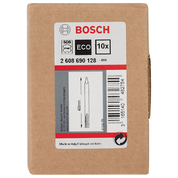 Bosch Professional Pointer Mejsel Sds 400 Mm 10 Enheder Transparent