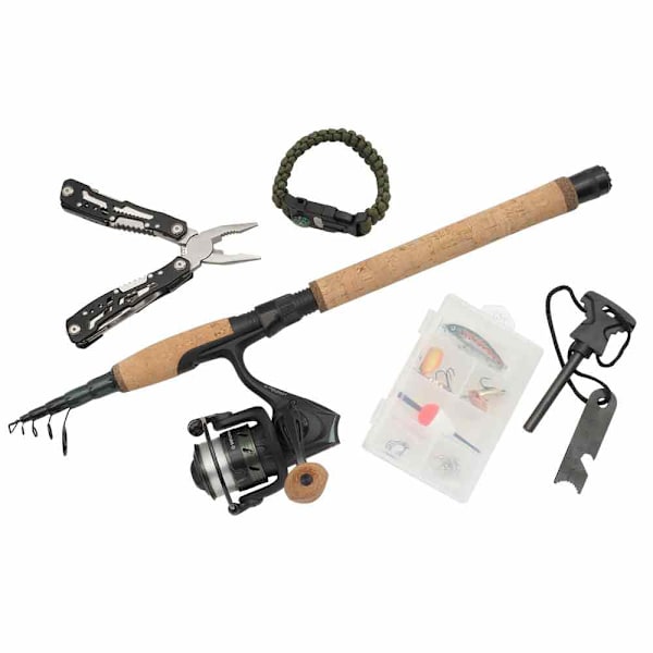 Abu Garcia Diplomat Wilderness Survival Tele Snurrande Combo  2.13 m / 2-10 g
