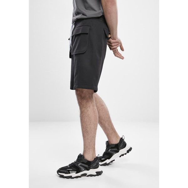 Urban Classics Big Pocket Terry Cargo Shorts Sort S Mand