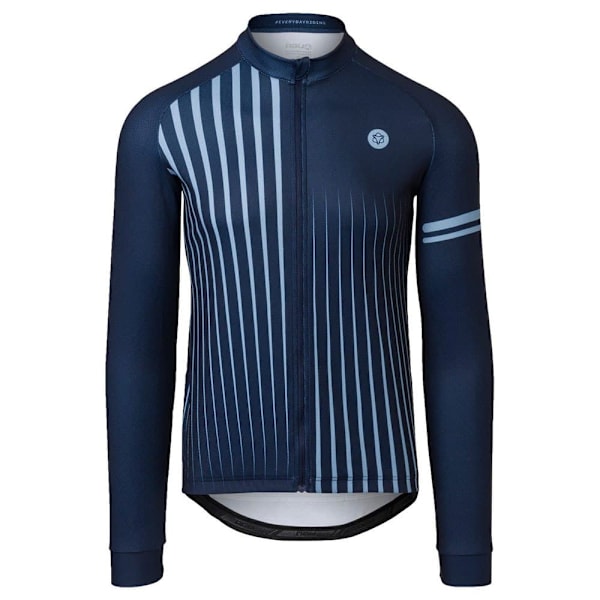 Agu Faded Stripe Essential Långärmad Trikå Blå 2XL Man