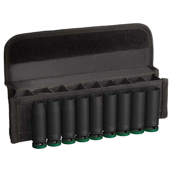 Bosch 1/2´´ Stor Hylsnyckel 10-19 Mm 9 Bitar