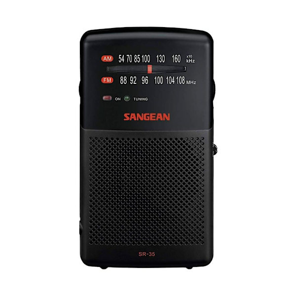 Sangean Bærbar Radio Sr-35 Sort