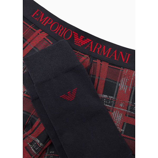 Emporio Armani 112007-4f514 Boxerit Punainen,Sininen M Mies