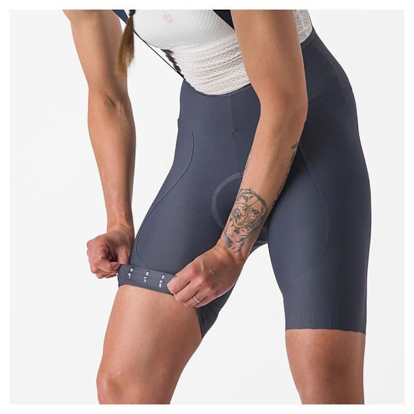 Castelli Haklappshorts Espresso Dt Blå M Kvinna