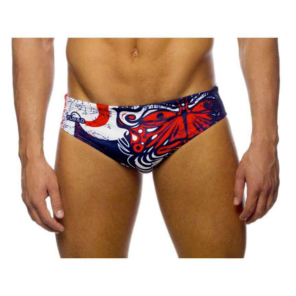 Turbo Simning Kalsonger Maori Flags Röd 5XL Man