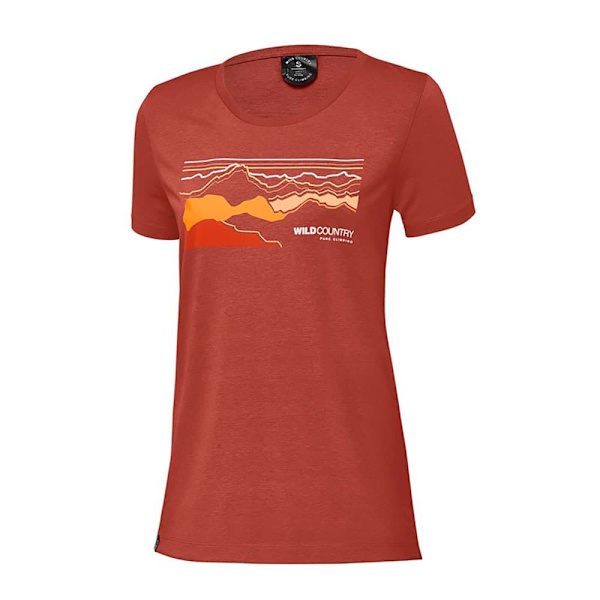 Wildcountry Kortærmet T-shirt Stamina Rød XL Kvinde