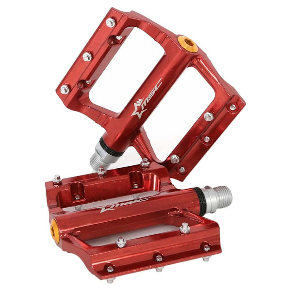Msc Aluminiumplattform Crmo-pedaler Röd