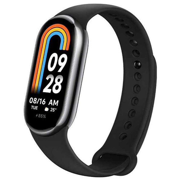Xiaomi Smartbånd Mi Band 8 Søvfarvet Sort, Grafit