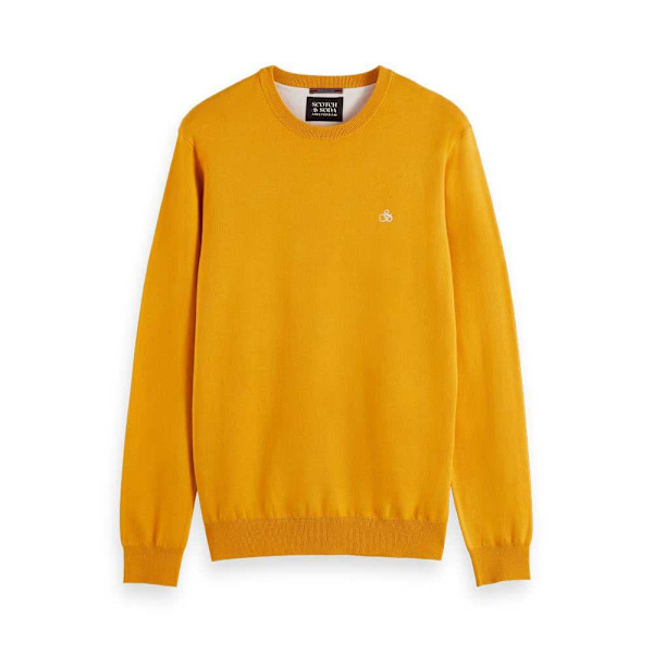 Scotch & Soda Essential Viscose Tröja Gul XL Man