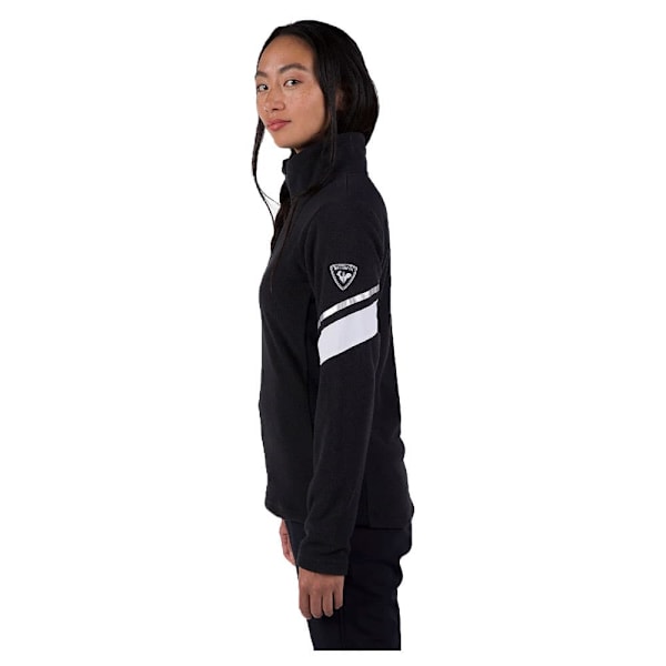 Rossignol Strawpile Fleece Med Halv Dragkedja Svart S Kvinna